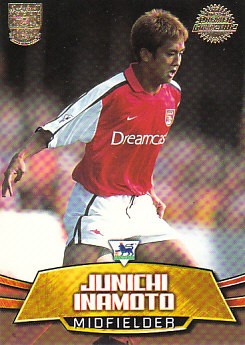 Junichi Inamoto Arsenal 2002 Topps Premier Gold #A7
